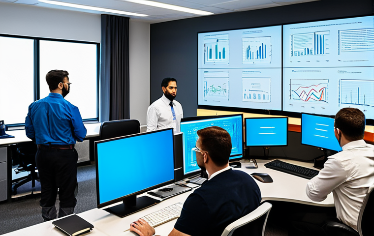 **

"A diverse team of cybersecurity professionals participating in a cyber range exercise, focused on computer screens displaying network diagrams and threat alerts. Modern office environment, fully clothed, appropriate attire, safe for work, professional setting, perfect anatomy, correct proportions, well-formed hands, family-friendly."

**