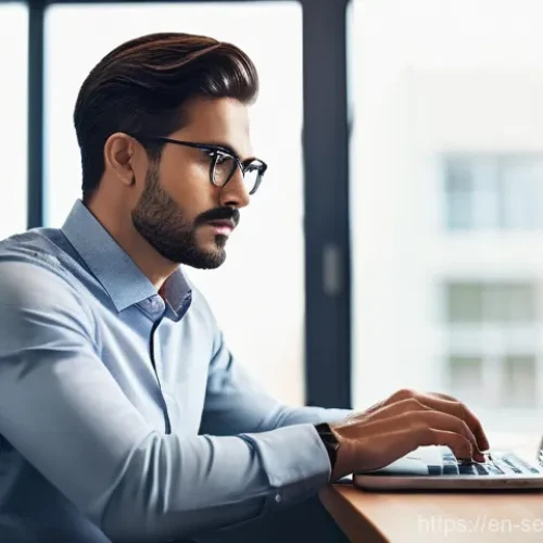 Home 27 사이버 보안 위협의 진화와 대응 전략 - **Prompt 1: Sophisticated Phishing Attempt**
A young professional in their late twenties to earl...